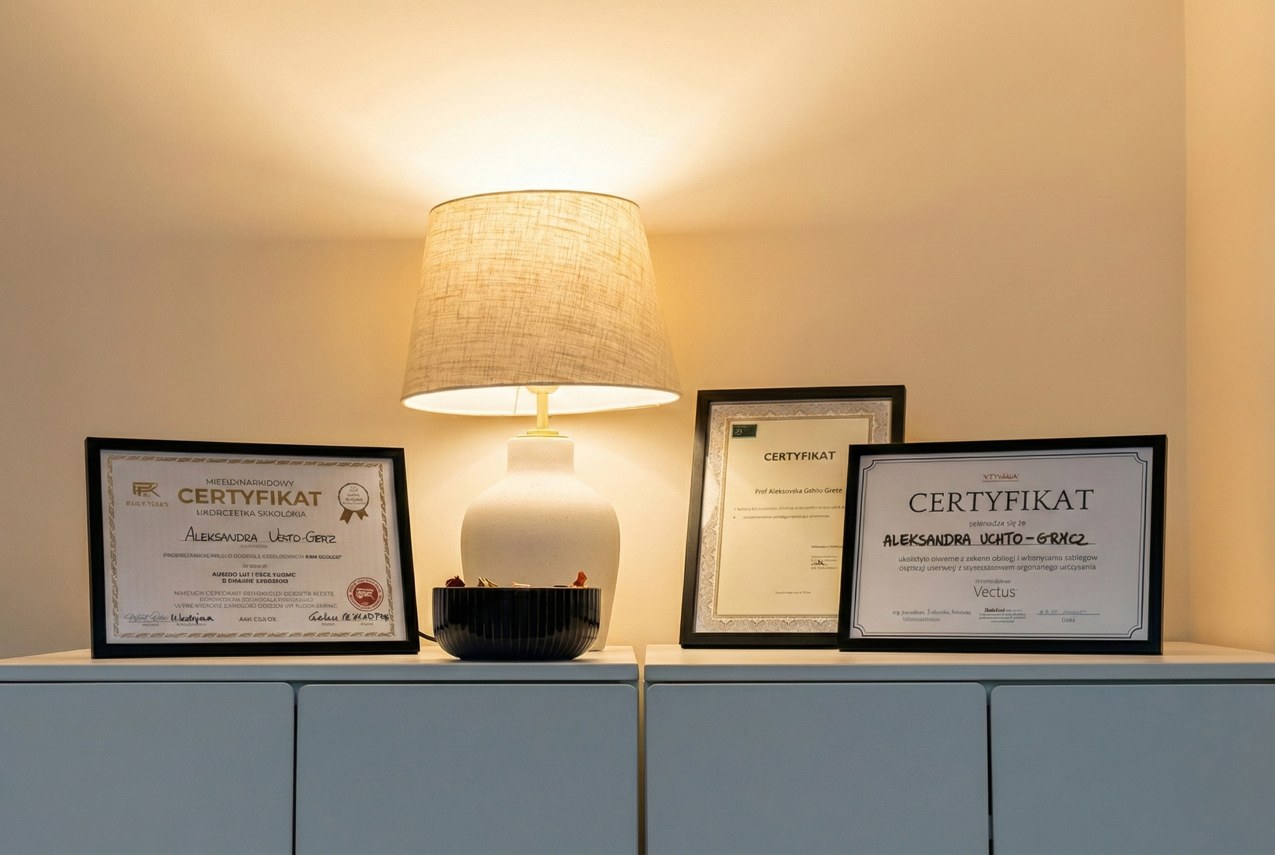 Certyfikaty Kobido Up i DOT Smooth Pro